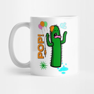 Cactus Pops a Balloon and cries about it Mug